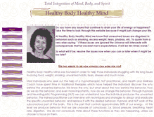 Tablet Screenshot of healthybodyandmind.org